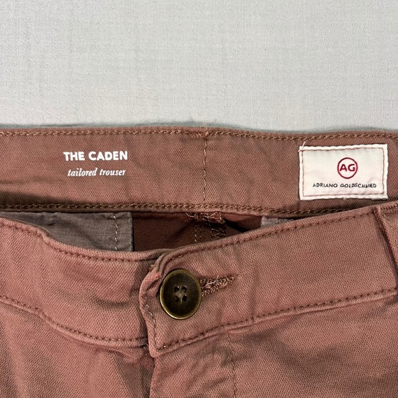 Adriano Goldschmied Caden Trouser Womens Size‎ 30R 32x28 Pants Brown Tailored AG - Picture 8 of 12